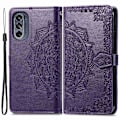 Pikkukuva 1 / 2: Mandala Motorola Moto G62 5g Läppäkotelo - Violetti Purple