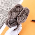 Miniatyrbild 2 av 2: Fluffy Rabbit iPhone 11 Pro Max skal - Brun Brun