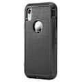 Miniatyrbillede 2 af 2: Stødsikkert kombinationsetui til iPhone Xr - Helt Sort Black