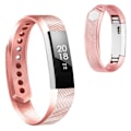 Miniatyrbild 1 av 2: Fitbit Alta shiny silicone watch band - Rose Gold Size: L Rosa