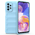 Miniatyrbild 1 av 6: Mjukt greppformat Samsung Galaxy A23 5G skal - Blå Blå