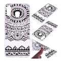 Miniatyrbillede 1 af 2: Deco Samsung Galaxy A40 cover - Sort Blomst Black