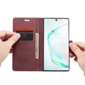 Miniatyrbilde 2 av 2: CaseMe Samsung Galaxy Note 10 Plus Vintage Etui - Rød Red
