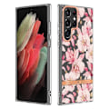 Miniatyrbillede 1 af 2: Supertyndt og slidstærkt softcover til Samsung Galaxy S22 Ultra - Lyserød Gardenia Pink