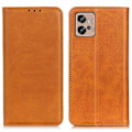 Miniatyrbillede 1 af 2: Flip Etui med Pung i Ægte Læder til Motorola Moto G32 - Brun Brown
