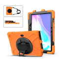 Pikkukuva 1 / 2: Samsung Galaxy Tab Active Pro / Active4 Pro X-muotoinen silikonisuojus hihnalla - Oranssi Orange