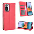 Miniatyrbillede 2 af 2: Bofink Vintage Xiaomi Redmi Note 10 Pro / Pro Max Læder Etui - Rød Red