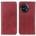 Miniatyrbild 1 av 6: Äkta läder OnePlus 11R / OnePlus Ace 2 fodral - Röd Röd