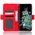 Miniatyrbillede 2 af 2: Stilfuldt Læder Etui med Pung til OnePlus Ace Pro / 10t - Rød Red