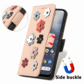Pikkukuva 4 / 6: Sileä ja ohut premium-PU-nahkakotelo Nokia G60 - Khaki Brown