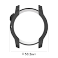 Miniatyrbillede 2 af 2: Garmin Fenix 7X cover til galvanisering - Sort Black