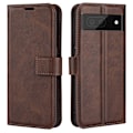 Pikkukuva 1 / 2: Lompakko Nahkakotelo For Google Pixel 6a - Ruskea Brown