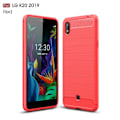 Pikkukuva 2 / 2: Carbon Flex LG K20 (2019) kuoret - Punainen Red