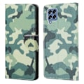 Pikkukuva 1 / 2: Wonderland Samsung Galaxy M53 5G flip kuoret - Naamiointi Green