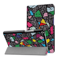 Miniatyrbild 1 av 2: Huawei MediaPad T3 8.0 Läder fodral med unikt motiv - Färger multifärg