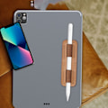 Miniatyrbillede 6 af 6: Apple Pencil-pennehylster i læder - Sort Black
