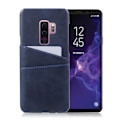 Miniatyrbillede 1 af 2: Samsung Galaxy S9 Plus PU læder etui - Mørkeblå Blue