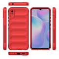 Miniatyrbild 2 av 6: Mjukt greppformat Xiaomi Redmi 9A skal - Röd Röd