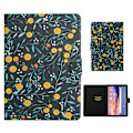 Pikkukuva 1 / 2: Huawei MediaPad T5 kuvio leatherflip tapauksessa - Oranssi Orange