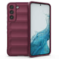 Pikkukuva 1 / 6: Pehmeä kahva muotoiltu kuori Samsung Galaxy S22 Plus - Viininpunainen Red