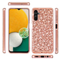 Miniatyrbild 2 av 2: Glitter Samsung Galaxy A54 Fodral - Blå Blå