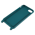 Miniatyrbillede 2 af 2: Tyndt TPU etui med mat finish og justerbar strop til iPhone SE (2022) / SE 2020 / 8 / 7 - Mørkegrøn Green