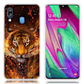 Pikkukuva 1 / 2: Deco Samsung Galaxy A40 kuoret - Tiikeri Multicolor