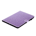 Miniatyrbillede 2 af 2: Huawei Mediapad M5 Lite Glitter Shiny Læder Flip Etui - Lilla Purple