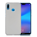 Miniatyrbild 1 av 2: Huawei P20 Lite / Nova 3e mobilskal skyddande i plast material gummi - Vit Vit