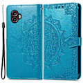 Pikkukuva 1 / 2: Mandala Samsung Galaxy Xcover 2 Pro / Xcover 6 Pro Läppäkotelo - Sininen Blue