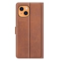 Miniatyrbillede 2 af 2: iPhone 13 læderetui med pung - Brun Brown