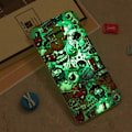 Pikkukuva 2 / 2: Samsung Galaxy J3 (2018) hohtava kuvioitu suojakotelo - Wow Aivot Multicolor