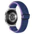 Miniatyrbillede 1 af 5: Samsung Galaxy Watch 5 / 5 Pro / 4 nylon urrem - Lilla Blå Blue