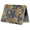 Pikkukuva 5 / 6: HAT PRINCE MacBook Air 13 Retina (A2179, 2020) / (A1932, 2018-2019) / M1 (A2337, 2020) vintage-kukkatyylinen suojus - Kultainen Lumihiutale Gold