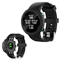 Miniatyrbillede 1 af 2: Garmin Swim 2 / Forerunner 45 / 45S holdbar silikone Urrem - Sort Black