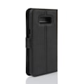 Miniatyrbillede 2 af 2: Samsung Galaxy S8 stilfuldt læder-etui - Sort Black