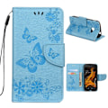 Pikkukuva 1 / 2: Butterfly Samsung Galaxy Xcover 4S kotelot - Sininen Blue