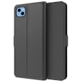 Pikkukuva 1 / 2: Sileä ja ohut premium-PU-nahkakotelo iPhone 13 - Musta Black