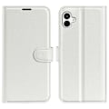 Miniatyrbillede 1 af 2: Klassisk Samsung Galaxy A04 Flip Etui - Hvid White