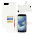 Miniatyrbild 1 av 2: ASUS Zenfone 4 Max 5.5 (ZC554KL) Fodral i läder - Vit Vit