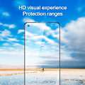 Miniatyrbillede 2 af 2: 2 stk AMORUS ekstra stærk skærmbeskyttelse af glas til OnePlus 9RT 5G Transparent