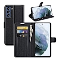 Miniatyrbillede 2 af 2: Classic Samsung Galaxy S21 FE Flip etui - Sort Black