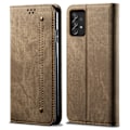 Pikkukuva 1 / 2: Jeans Samsung Galaxy A23 flip case - Khaki Brown