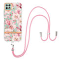 Miniatyrbillede 1 af 2: Slankt og slidstærkt softcover med nøglesnor til Samsung Galaxy A22 5G - Lyserød Gardenia Pink