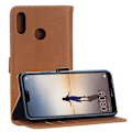 Miniatyrbillede 2 af 2: Crazy Horse Huawei P20 Lite retro stil PU læder flip etui - Brun Brown
