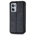 Pikkukuva 2 / 6: Nahkakotelo With A Stylish Rhombus Imprint For OnePlus Nord CE 2 5G - Musta Black