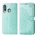 Miniatyrbild 1 av 2: Mandala läder Samsung Galaxy A60 fodral - Grön Grön