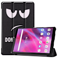 Pikkukuva 1 / 2: Lenovo Tab M8 (3. sukupolvi) kolmiosainen nahkakotelo - Älä Koske Minuun Black
