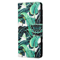 Miniatyrbillede 3 af 6: Wonderland iPhone 14 flip etui - Vejbredsblad Green