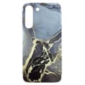 Miniatyrbillede 1 af 2: Marble Samsung Galaxy S22 Etui - Bluish Guld Marmor Multicolor